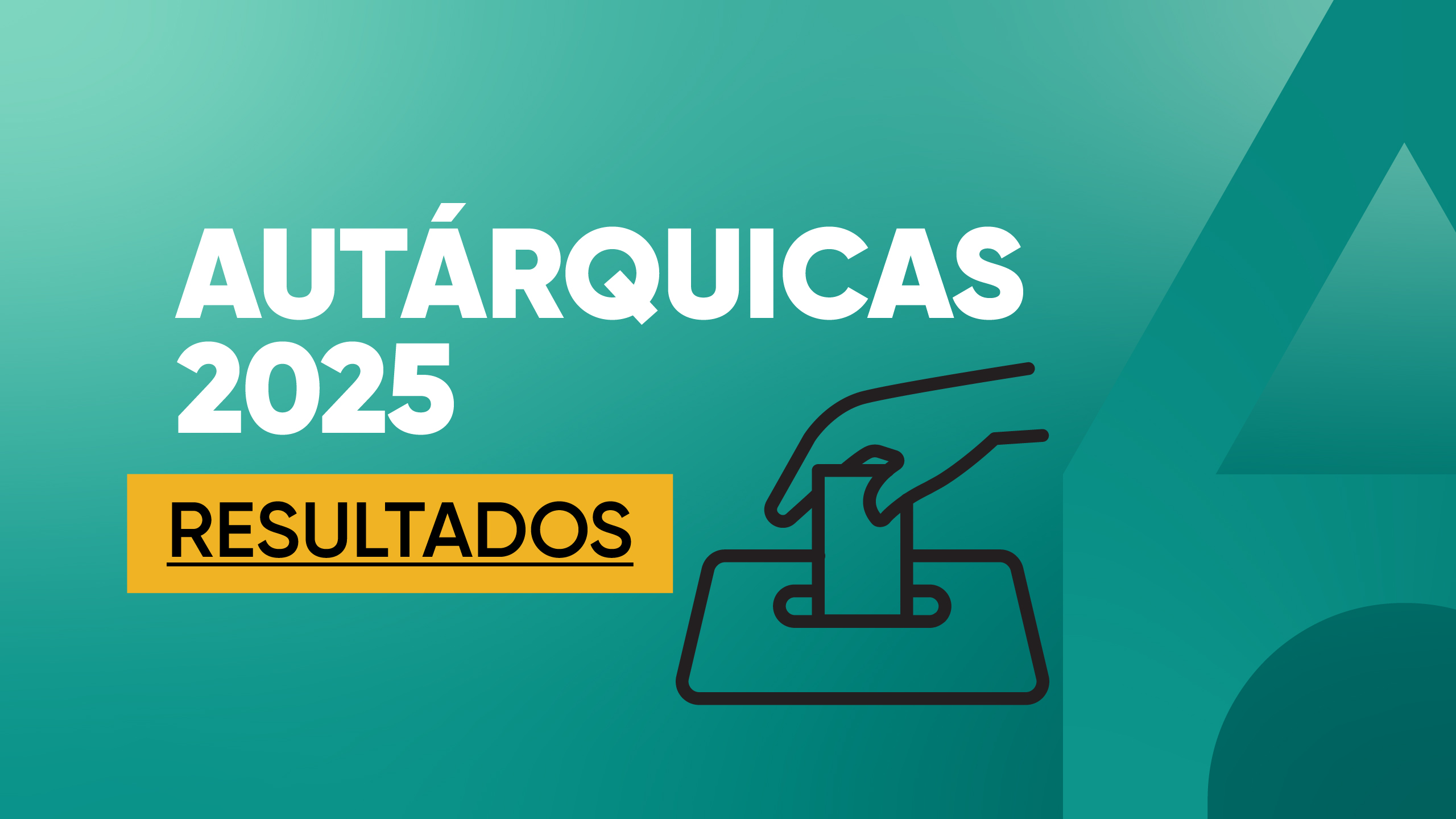 Publicados os resultados das eleições autárquicas 2025