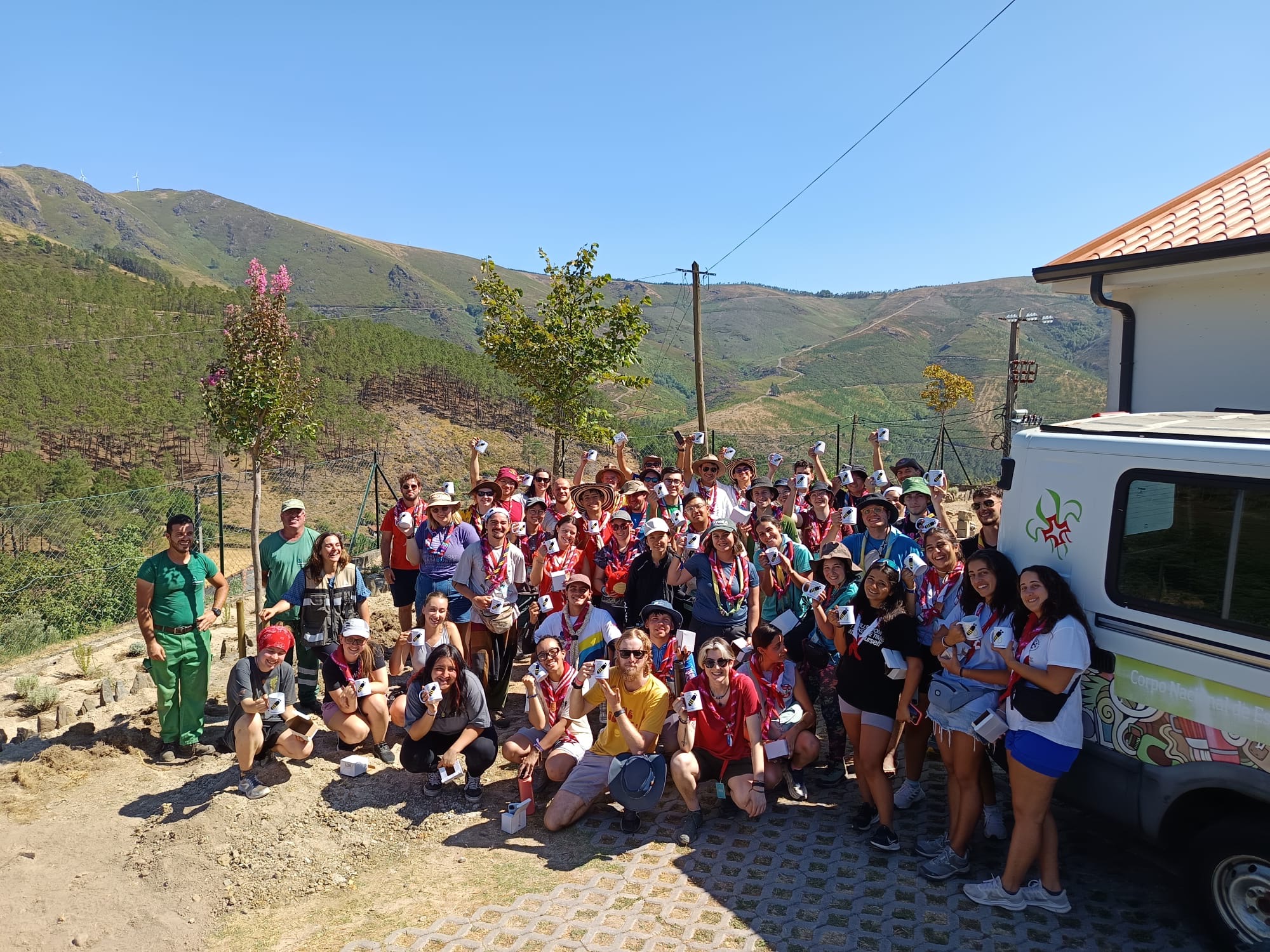 Município promoveu ação ambiental no Marão com jovens escuteiros