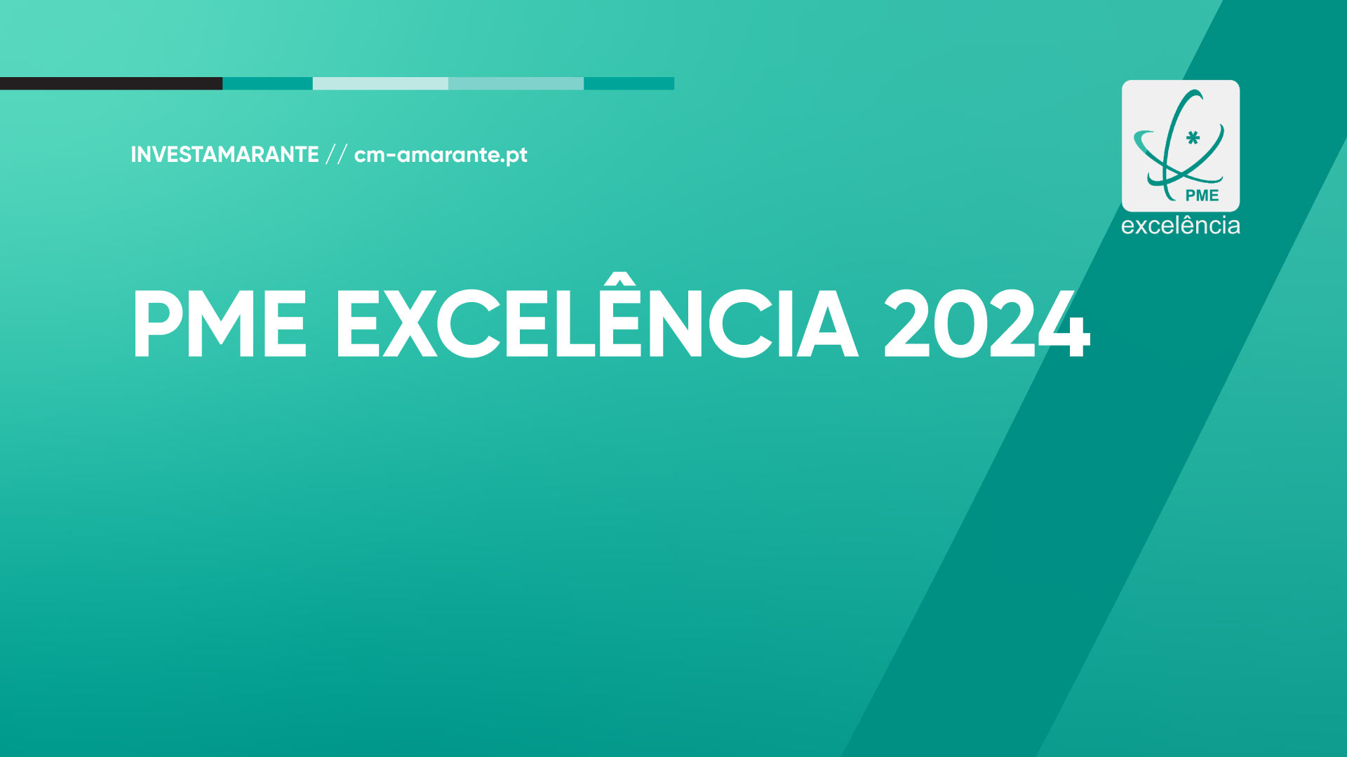 O Município de Amarante felicita as empresas do concelho distinguidas com o Estatuto PME Excelência 2024
